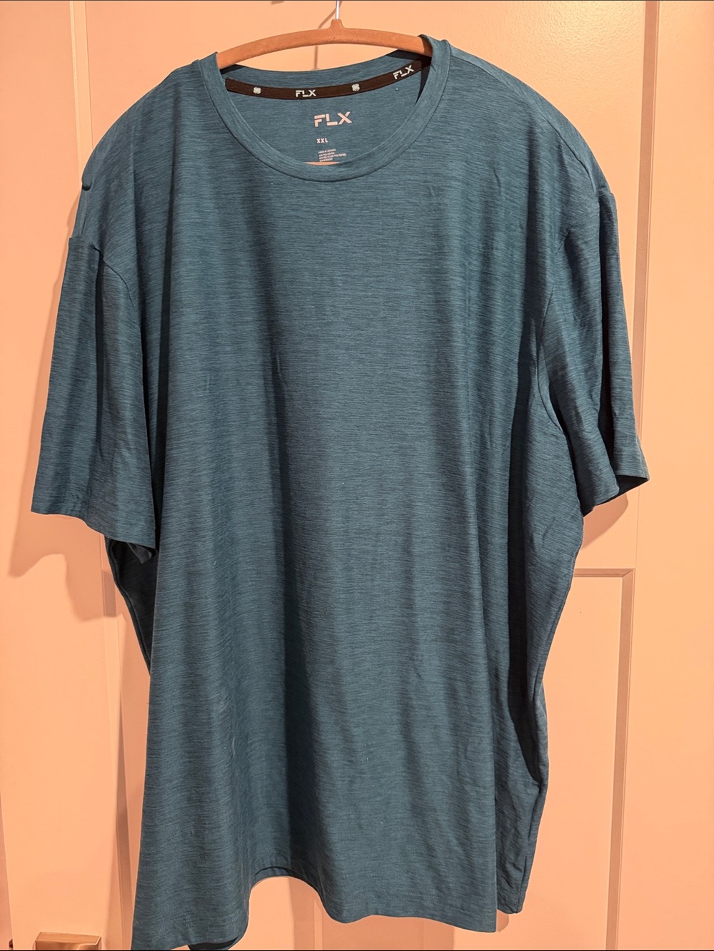 FLX Men's Short Sleeve Crew Neck Tee in Teal